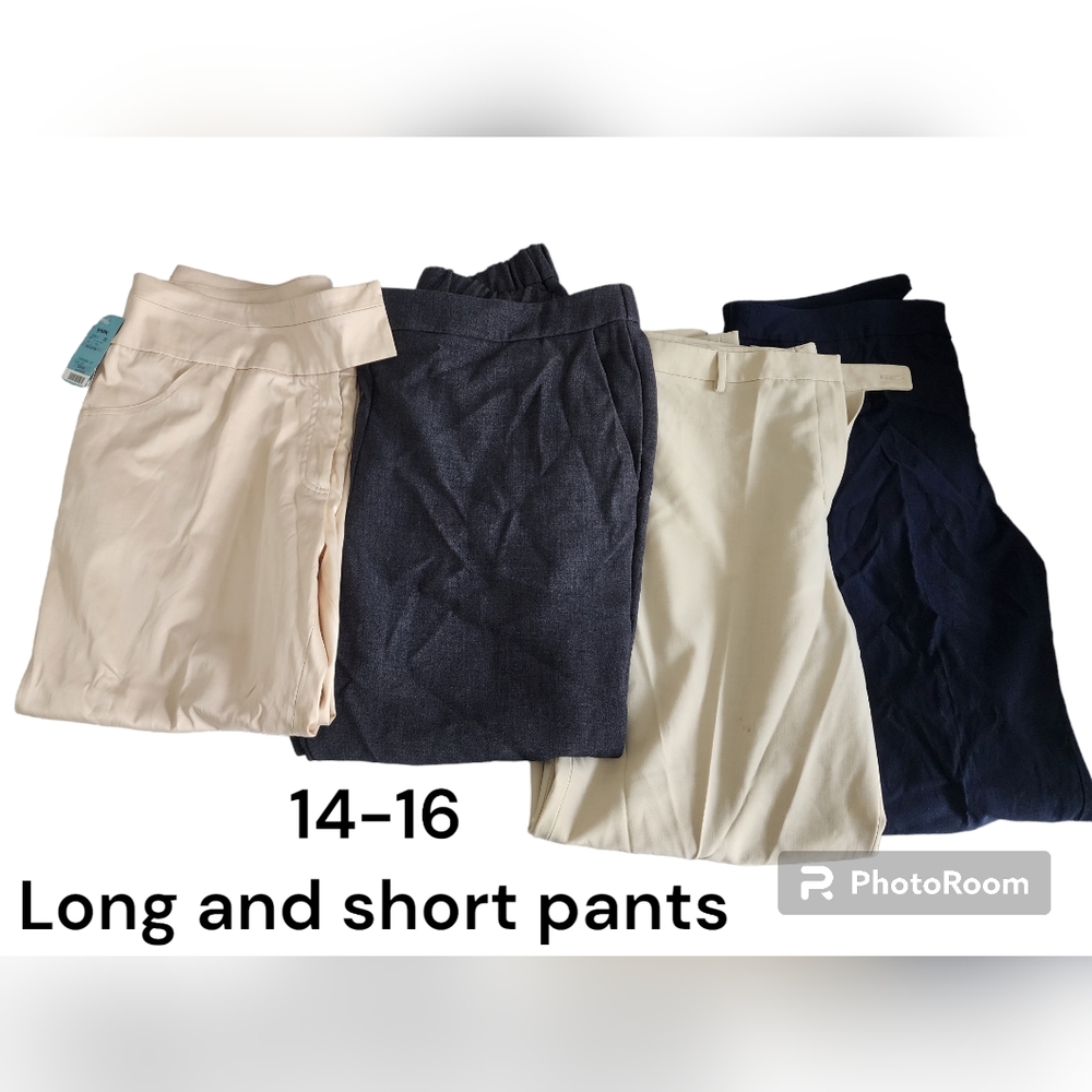 4 pairs of pants size  14-16